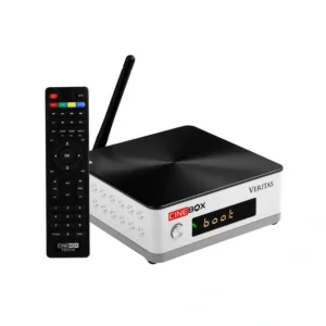 Receptor FTA Cinebox Veritas com Wi-FiBluetooth - BrancoPreto