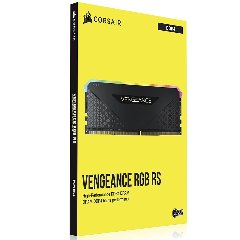 Memória RAM Corsair Vengeance RGB RS DDR4 32GB (2x16GB) 3200MHz Preto (CMG32GX4M2E3200C16) - Imagem 3