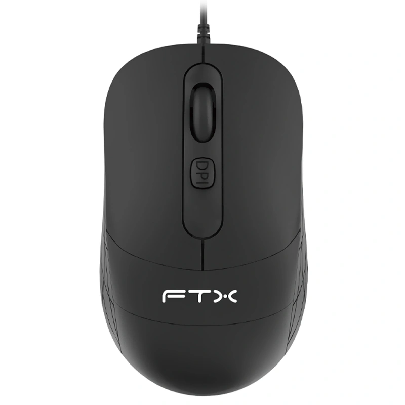 Mouse FTX MW73 Wireless - Preto Cinza USB Receiver 2.4GHz | FTXMW73