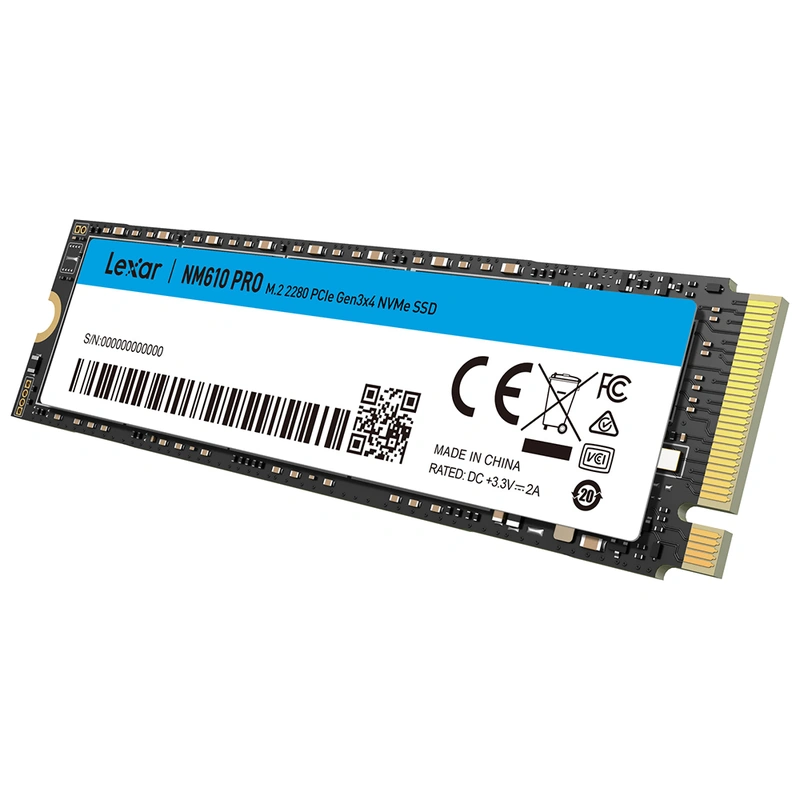 SSD Lexar M.2 2TB NM610 Pro NVMe - LNM610P002T-RNNNG PCIe Gen 3 x4 - Imagem 2