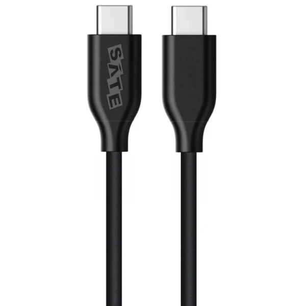 Cabo Adaptador Satellite USB-C Macho para USB-C Macho 1M - AL-CC1-1M AL-CC2 | Preto