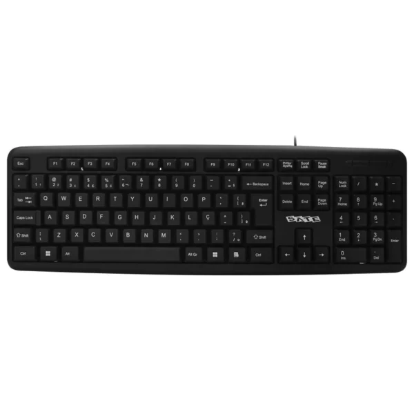Teclado Satellite AK-951 USB Português - Preto Com fio