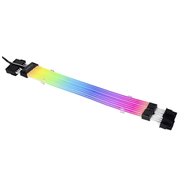Cabo de Extensão Lian Li PW8-PV2 Strimer Plus V2 300MM 8 Pinos - Preto