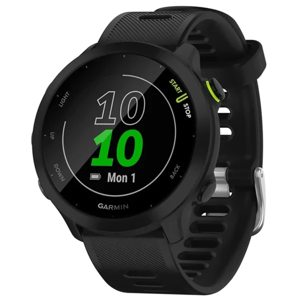 Relógio Garmin Forerunner 55 - Preto (010-02562-00) 5 ATM Bluetooth Android