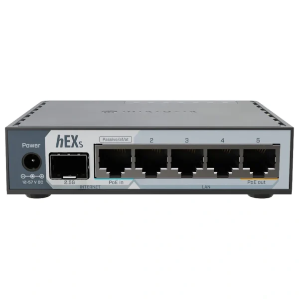Roteador Mikrotik E60IUGS Hex S 950MHz L4 512MB | EN7562CT dual core a 950 MHz