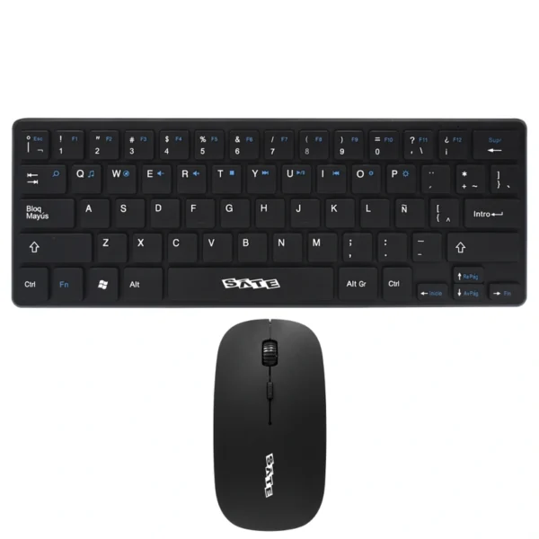 Teclado + Mouse Satellite AK-732G Wireless Espanhol - Preto Windows USB Receiver
