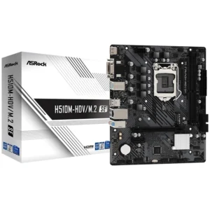 Placa Mãe ASRock H510M-HDVM.2 SE Socket LGA 1200 VGA DDR4