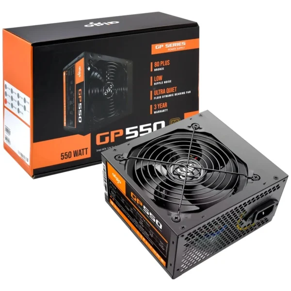 Fonte de Alimentação Aigo GP550 550W ATX Não Modular 80 Plus Bronze