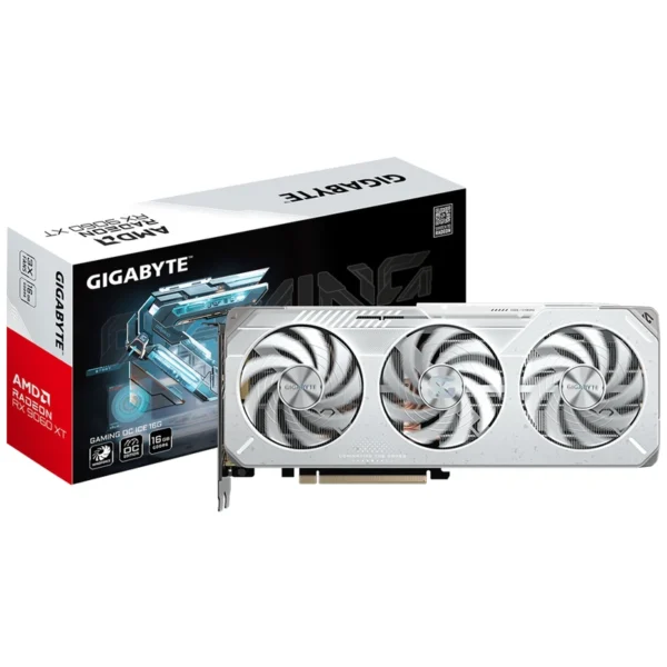 Placa de Vídeo Gigabyte Gaming OC Ice 16GB Radeon RX9060 XT GDDR6 GV-R906XGAMINGOCICE-16GD