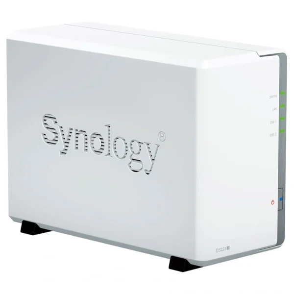 Servidor Nas Storage Synology DiskStation DS223J Realtek RTD1619B 1.7GHz 1GB RAM 2 Baias