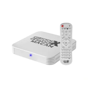 Receptor FTA Audisat Turbo X Macan IPTV com Wi-Fi de 16GB2GB RAM - Branco (1 Ano de Garantia)