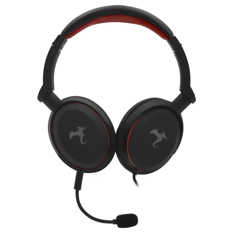 Fone Gamer Kolke KGA-312 Hero Com Fio - Preto Vermelho Analógico de 3.5 mm - Imagem 2