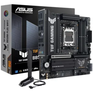 Placa Mãe ASUS TUF Gaming B850M-PLUS Wi-Fi 7 Socket AM5 DDR5
