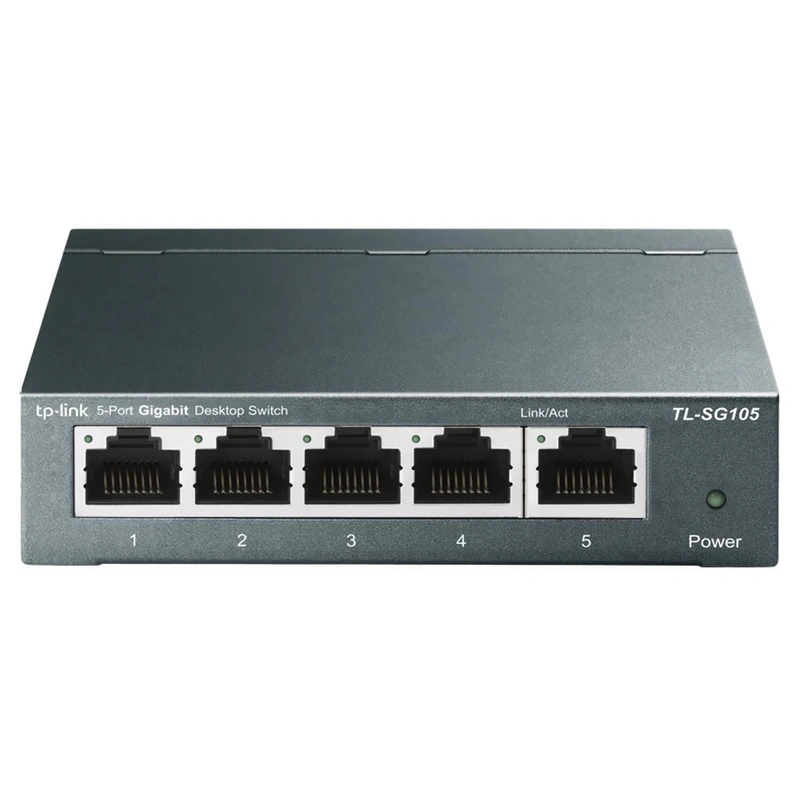 Hub Switch TP-Link TL-SG105 5 Portas - 101001000Mbps | Preto