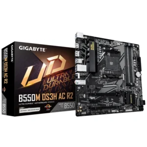 Placa Mãe Gigabyte B550M DS3H AC R2 Socket AM4 DDR4