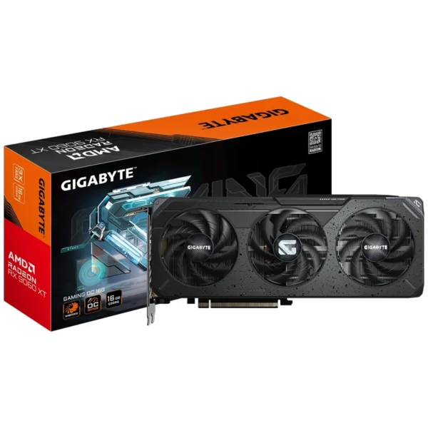 Placa de Vídeo Gigabyte Gaming OC WF 16GB Radeon RX9060 XT GDDR6 GV-R9060XTGAMING OC-16GD