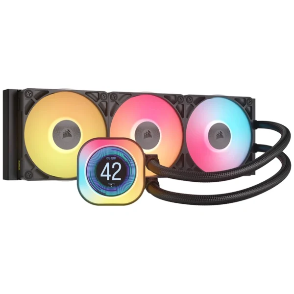 Water Cooler Corsair ICUE Link Titan 360 RX 360MM LCD Preto CW-9061023-WW