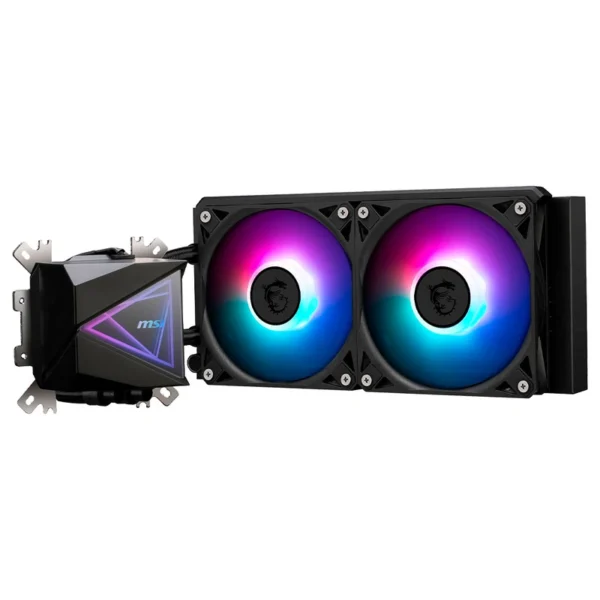 Water Cooler MSI Mag Coreliquid I240 Intel 1150-1200 AMD AM5-AM4 ARGB 240MM Preto
