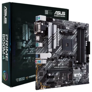 Placa Mãe ASUS Prime B550M-A Socket AM4 VGA DDR4