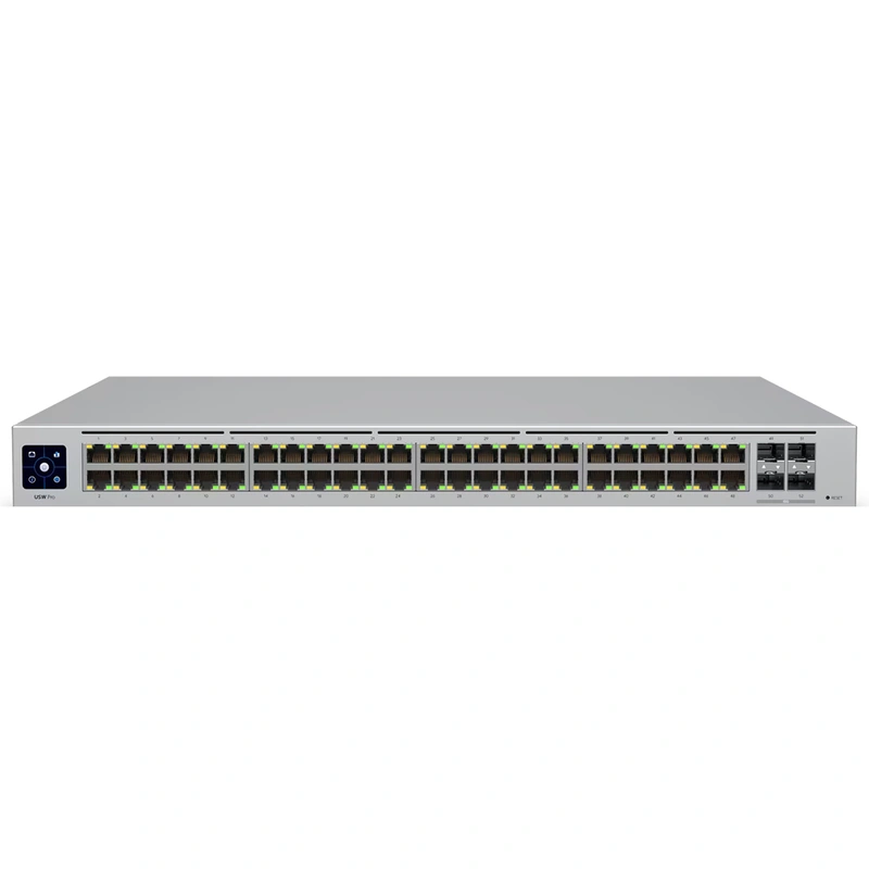 Hub Switch Ubnt USW-PRO-48-POE-BR Unifi Professional 48 Portas Poe 4P 10G | Prata