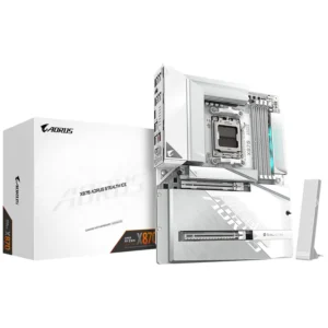 Placa Mãe Gigabyte X870 AORUS Stealth Ice Socket AM5 DDR5
