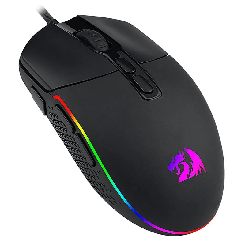 Mouse Gamer Redragon Invader M719 USB RGB - Preto Com fio - Imagem 2
