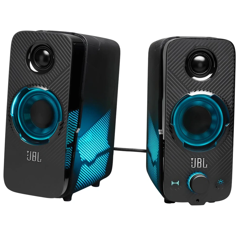 Caixa de Som JBL Quantum Duo Bluetooth USB - Preto 20w Dolby áudio