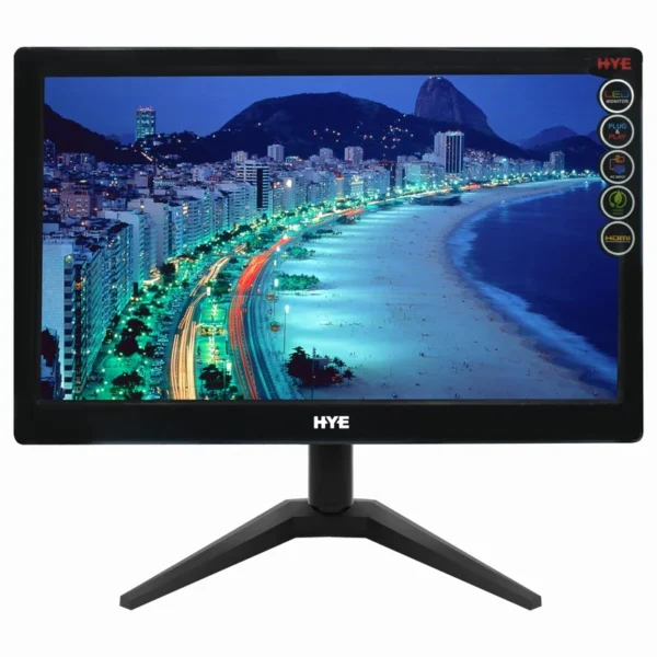 Monitor HYE HY16NLM 15.6 Tela 15.6" 1366 x 768 (HD) LED 5 ms | Preto