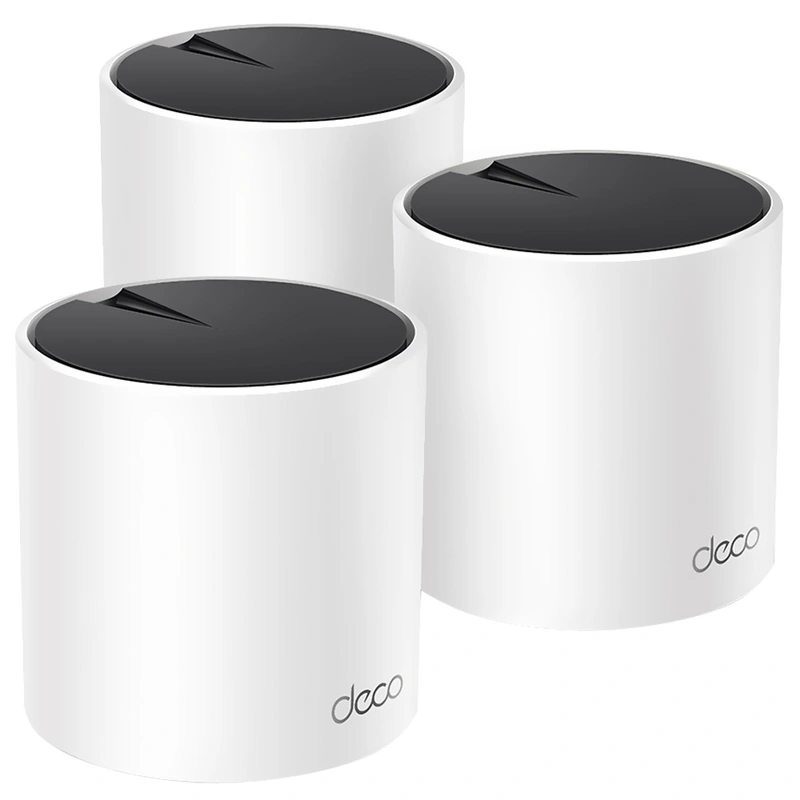 Roteador Tp-Link Deco X55 Whole Home Mesh AX3000 Dual Band 2.4GHz 5GHz Wi-Fi 6 (Kit 3)