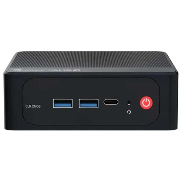 Mini PC Beelink SER5 Pro AMD Ryzen 5 5625U 2.3GHz 16GB de RAM 480GB SSD Obsidian Preto