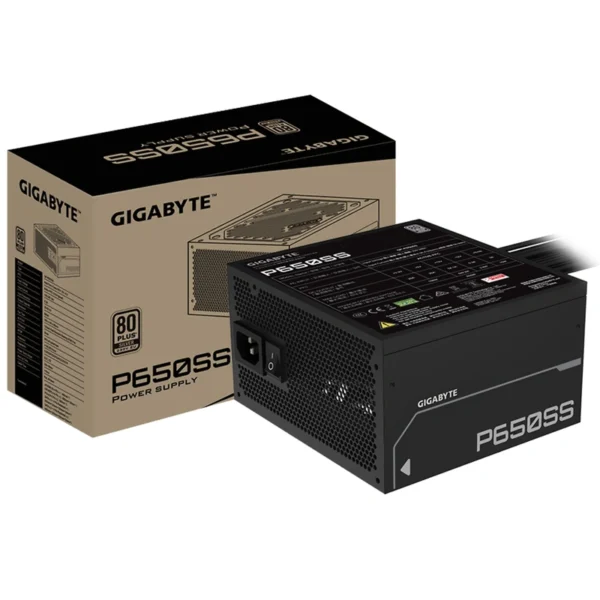 Fonte de Alimentação Gigabyte GP-P650SS 650W ATX Não Modular 80 Plus Silver