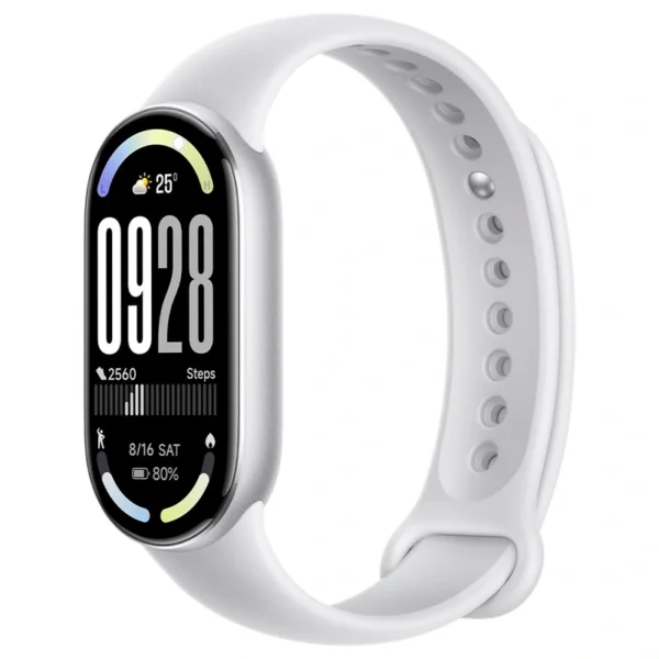 Pulseira Inteligente Xiaomi Mi Smart Band10 M2459B1 - Glacier Prata Bluetooth 5.4