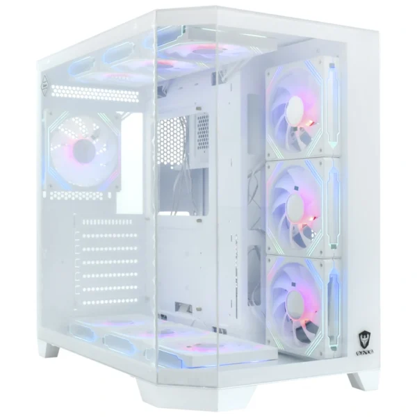 Gabinete Gamer Satellite K905 10 Cooler ARGB - Branco ATX
