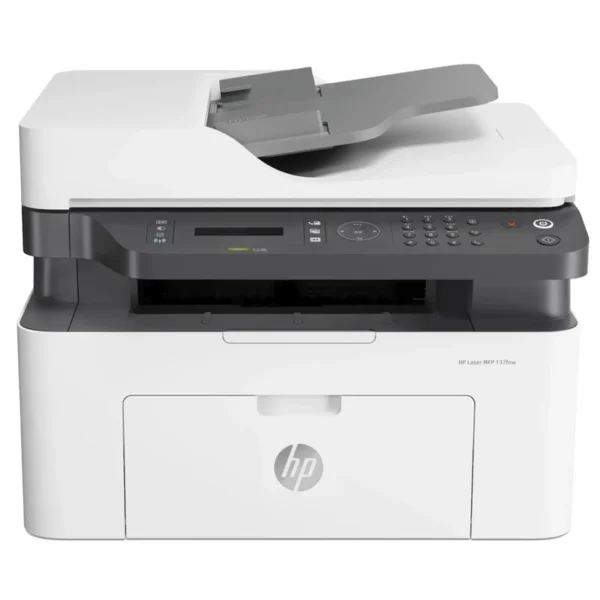 Impressora Multifuncional HP Laserjet MFP 137FNW Wi-Fi 110V - Branco Laser MFP 137FNW