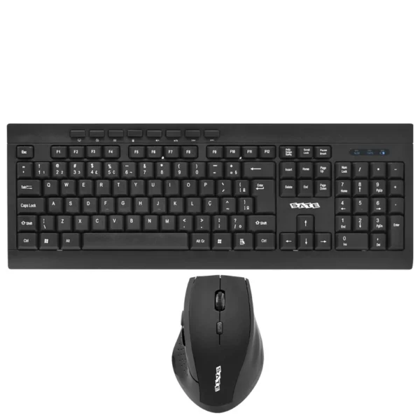 Teclado + Mouse Satellite AK-726G Wireless Português - Preto