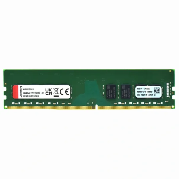Memória RAM Kingston DDR4 16GB 3200MHz - KVR32N22D816WP UDIMM CL22 | KVR32N22D8/16WP