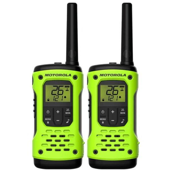 Walkie Talkie Motorola Talkabout T600 H2O FRS GMRS 35 Milhas Bivolt - Verde Preto