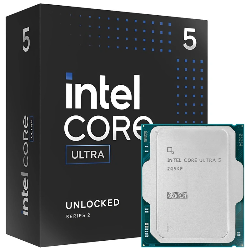 Processador Intel Core Ultra 5 245KF Socket LGA 1851 24MB Até 5.20GHz 14 núcleos
