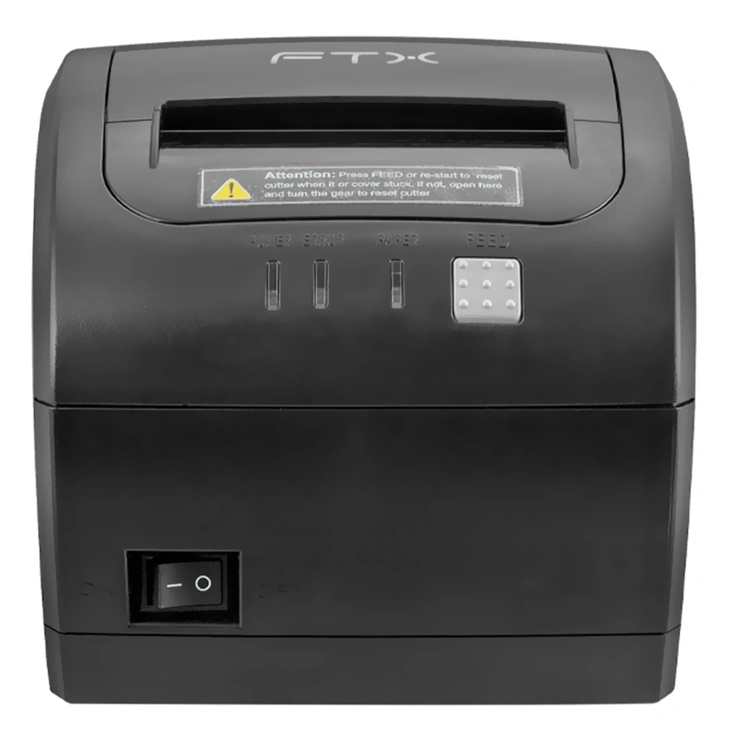 Impressora Térmica FTX FTXP-80W - Preto 260 mm/s USB Família Windows, Linux, OPOS