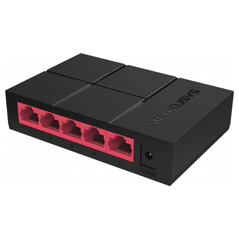 Hub Switch Mercusys MS105G 5 Portas - 101001000Mbps | Preto - Imagem 2