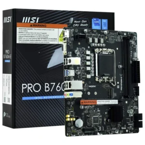 Placa Mãe MSI Pro B760M-E Socket LGA 1700 VGA DDR5