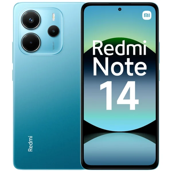 Celular Xiaomi Redmi Note 14 8GB de RAM 256GB Tela 6.67 Helio G99-Ultra | Ocean Azul