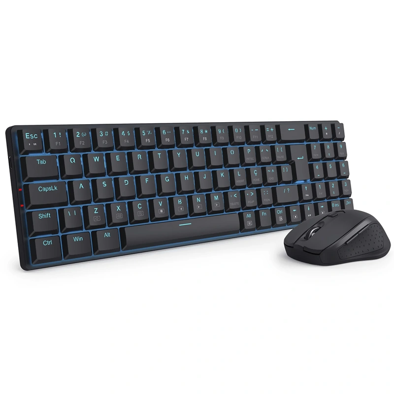 Teclado + Mouse Redragon BS-8773 Wireless Português - Preto USB Receiver - Imagem 4