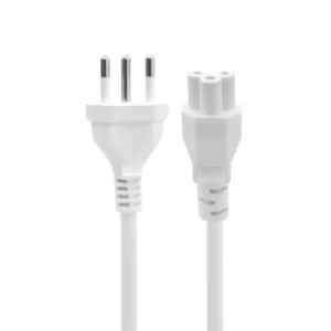 Cabo de força para Notebook Tripolar Padrão Brasil 0.70CM - Branco