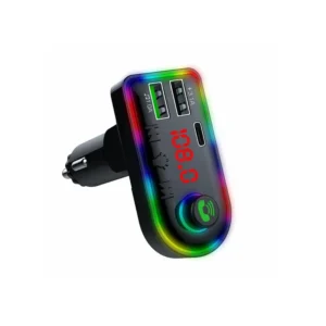 Transmissor FM Satellite A-MP43 com Bluetooth e Iluminação Rainbow - Preto