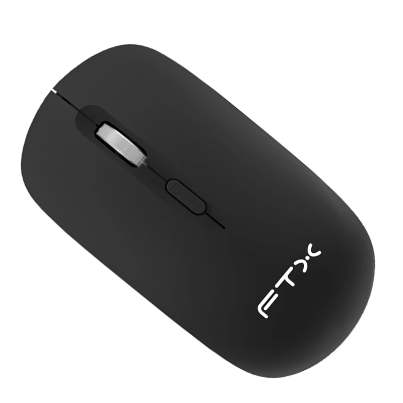 Mouse FTX MW71 Wireless - Preto USB Receiver 2.4GHz | FTXMW71 - Imagem 2