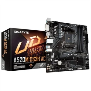 Placa Mãe Gigabyte A520M DS3H AC Socket AM4 DDR4
