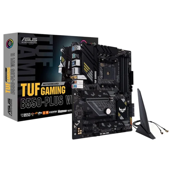 Placa Mãe ASUS TUF Gaming B550-PLUS Wi-Fi II Socket AM4 DDR4 AMD B550 ATX