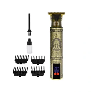 Máquina de Cortar Cabelo More Fitness MF-017 Recarregável - Dourado