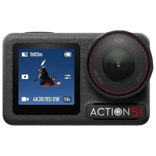 Câmera de Ação Osmo Action 5 Pro Standard Combo AC004 - Preto 1950 mAh | USB-C